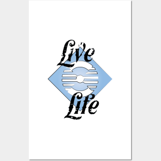 Live Life Posters and Art